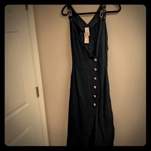 Vintage single breasted wrap dress